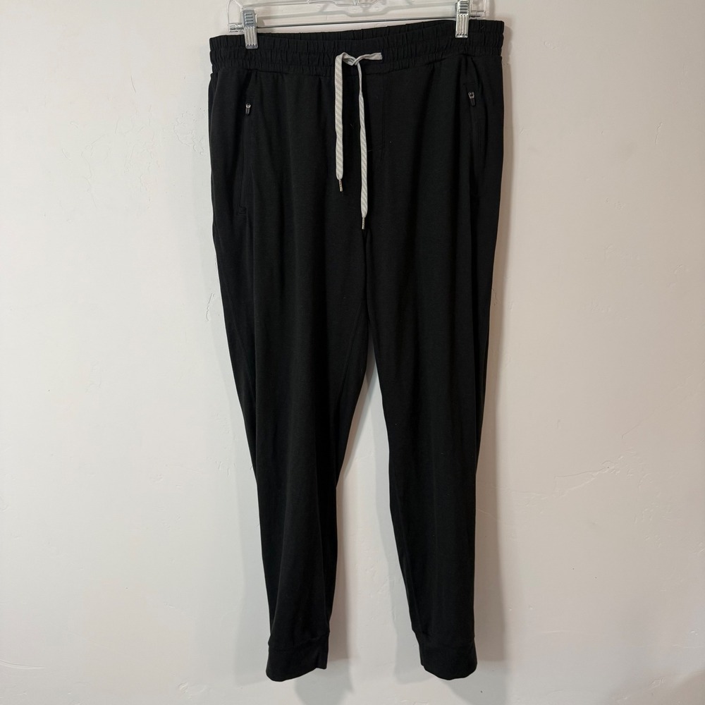 Vuori Mens Ponto Performance Jogger XL Black Excellent V438 Recycled Polyester